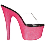 Pink 18 cm ADORE-701UVG neon plateau pantoletten damen