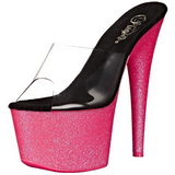 Pink 18 cm ADORE-701UVG neon plateau pantoletten damen