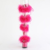 Pink 18 cm ADORE-728F exotic pole sandaletten mit federn