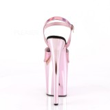 Pink 20 cm FLAMINGO-809HG pleaser high heels mit plateau