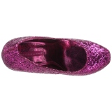 Pink Glitter 14,5 cm Burlesque TEEZE-06GW herren pumps für breite füsse