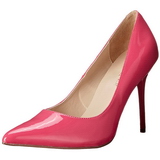 Pink Lack 10 cm CLASSIQUE-20 spitze pumps mit stiletto absatz