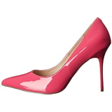 Pink Lack 10 cm CLASSIQUE-20 spitze pumps mit stiletto absatz