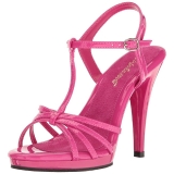 Pink Lack 12 cm FLAIR-420 High Heel Sandaletten Damen