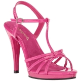 Pink Lack 12 cm FLAIR-420 High Heel Sandaletten Damen