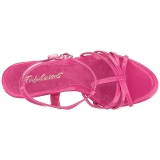 Pink Lack 12 cm FLAIR-420 High Heel Sandaletten Damen