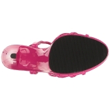 Pink Lack 12 cm FLAIR-420 High Heels Damenschuhe für Herren