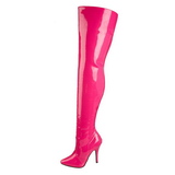 Pink Lack 13 cm SEDUCE-3010 Overknee Stiefel für Männer
