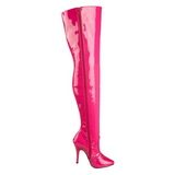 Pink Lack 13 cm SEDUCE-3010 Overknee Stiefel für Männer