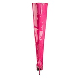 Pink Lack 13 cm SEDUCE-3010 Overknee Stiefel für Männer