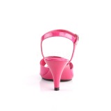 Pink Lack 8 cm BELLE-309 High Heel Sandaletten Damen