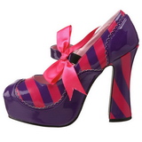 Pink Lila 13 cm KITTY-32 Damenschuhe mit hohem Absatz