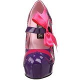 Pink Lila 13 cm KITTY-32 Damenschuhe mit hohem Absatz