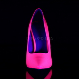 Pink Neon 13 cm AMUSE-20 spitze pumps mit stiletto absatz