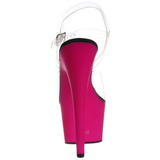 Pink Neon 18 cm ADORE-708UV Plateau High Heels