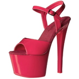 Pink Neon 18 cm Pleaser SKY-309UV Plateau High Heels