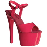 Pink Neon 18 cm Pleaser SKY-309UV Plateau High Heels