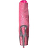 Pink glitter 18 cm ADORE-1020G damen stiefeletten mit plateausohle