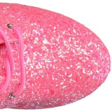 Pink glitter 18 cm ADORE-1020G damen stiefeletten mit plateausohle