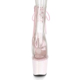 Pink glitter 18 cm UNICORN-1018C pole dance stiefeletten