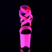 Pink neon 20 cm FLAMINGO-869UV pole dance high heels schuhe
