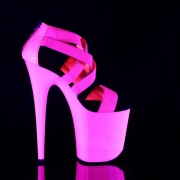 Pink neon 20 cm FLAMINGO-869UV pole dance high heels schuhe