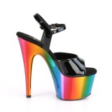 Plateau regenbogen 18 cm ADORE-709RC-02 pole dance high heels