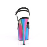 Plateau regenbogen 18 cm ADORE-709RC pole dance high heels