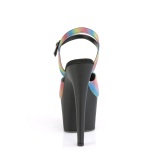 Plateau regenbogen 18 cm ADORE-709REFL-02 pole dance high heels
