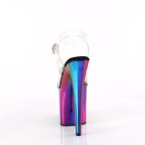 Plateau regenbogen 19 cm ENCHANT-708RC pole dance high heels