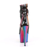 Rainbow 18 cm ADORE-1018RC-02 pole dance ankle boots