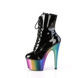 Rainbow 18 cm ADORE-1020RC-2 pole dance ankle boots