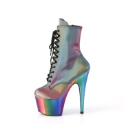 Rainbow 18 cm ADORE-1020RC-REFL pole dance ankle boots