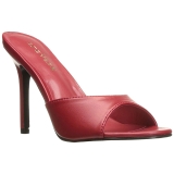 Red 10 cm CLASSIQUE-01 womens mules shoes