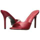 Red 10 cm CLASSIQUE-01 womens mules shoes