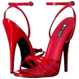 Red 15 cm DOMINA-108 fetish high heeled shoes