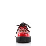 Red 5 cm CREEPER-108 creepers shoes women gothic platform shoes