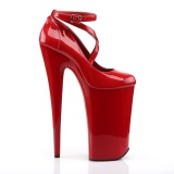 Red Patent 25,5 cm BEYOND-087 extrem platform high heels pumps