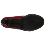 Red Patent 7,5 cm JENNA-06 big size pumps shoes