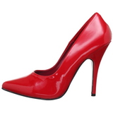 Red Shiny 10 cm VANITY-420 Pumps High Heels for Men