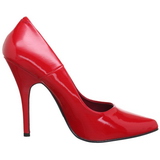 Red Shiny 10 cm VANITY-420 Pumps High Heels for Men