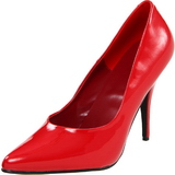 Red Shiny 13 cm SEDUCE-420 Pumps High Heels for Men