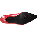 Red Shiny 13 cm SEDUCE-420 Pumps High Heels for Men