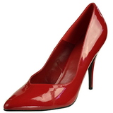 Red Shiny 13 cm SEDUCE-420V Pumps High Heels for Men