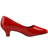 Red Shiny 5 cm FAB-420W High Heel Pumps for Men