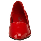 Red Shiny 5 cm FAB-420W High Heel Pumps for Men