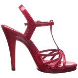 Red Varnish 12 cm FLAIR-420 High Heels for Men