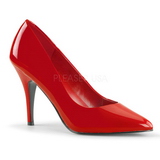 Red Varnished 10 cm VANITY-420 pointed toe pumps high heels