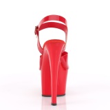 Red high heels 18 cm SKY-308N JELLY-LIKE stretch material platform high heels