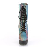 Regenbogen 15 cm DELIGHT-1020REFL pole dance stiefeletten